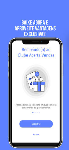 Android application Clube Acerta Vendas screenshort