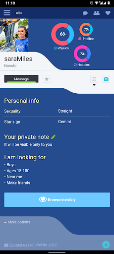 weFlirt - Meet, chat & Dating Screen 3