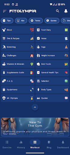 FitOlympia Pro - Gym Workouts - Health & Fitness - apps