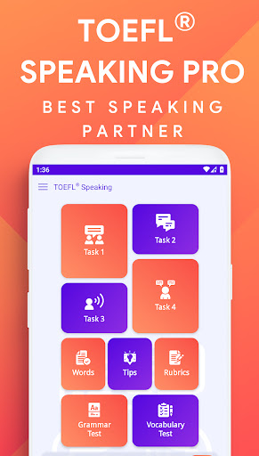 Screenshot of Speaking: TOEFL® Speaking