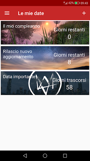 Android application EasyDates screenshort