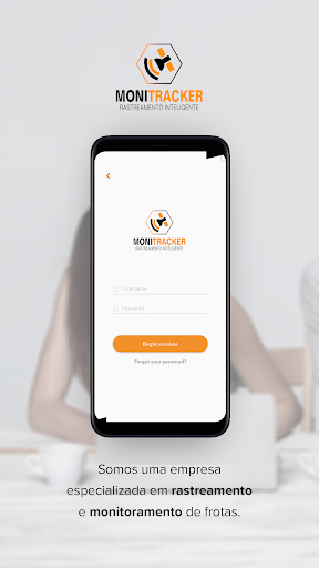 Android application Monitracker Rastreamento screenshort