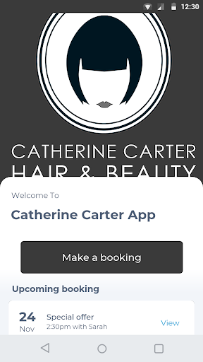 Android application Catherine Carter App screenshort