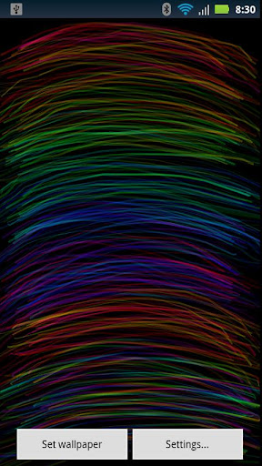 Plasma Trails LWP Screen 3