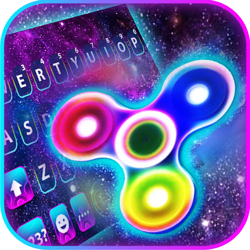 Sky Fidget Spinner Keyboard Ba logo