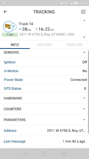 FleettrackGPS Screen 2