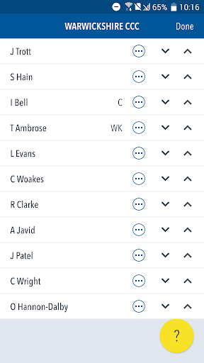 Play-Cricket Scorer Screen 3