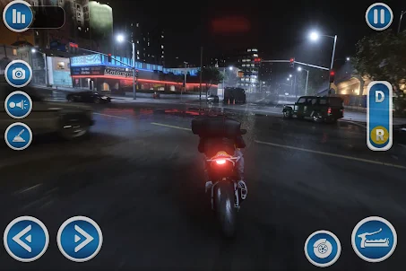 Police bike Game: police car