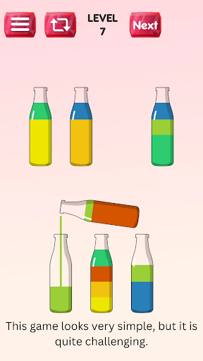 Water Color Sort Puzzle Master Screen 2