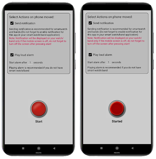 Android application Don't Touch It screenshort