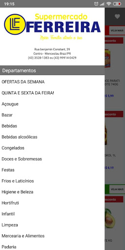 Supermercado Ferreira Screen 2