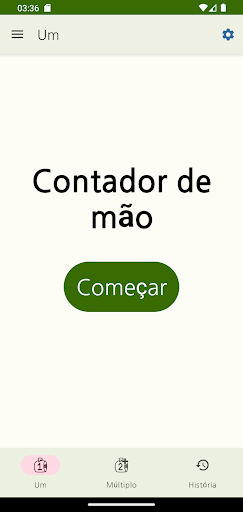 Visualização do aplicativo