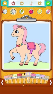 Horse Coloring Pages Screenshot