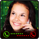 Fake call girl voice Prank icon
