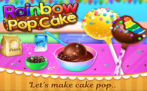 Rainbow Cake Pop Maker  screenshots 1