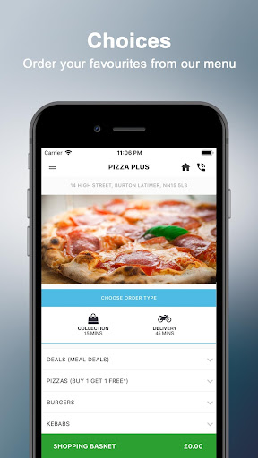 Android application Pizza Plus - Kettering screenshort