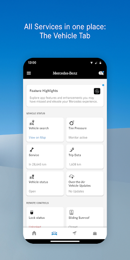 Mercedes-Benz Connect screenshot 2