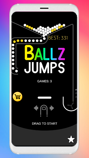 Android application Ballz jump - Bouncy Balls screenshort