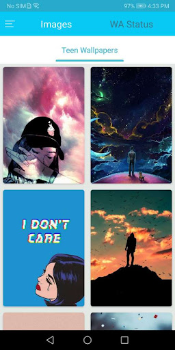 Android application Teen Wallpapers HD screenshort