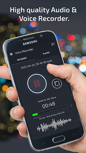 Android application Voice Recorder screenshort