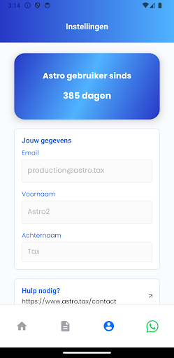 Astro Tax Screen 3
