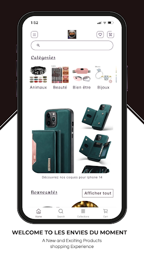 Android application Les envies du moment screenshort
