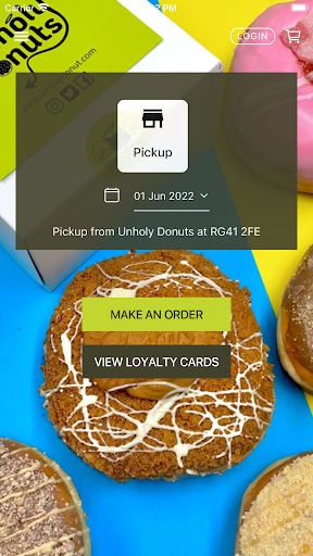 Android application Unholy Donuts screenshort