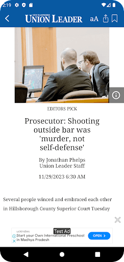 New Hampshire Union Leader Screen 3