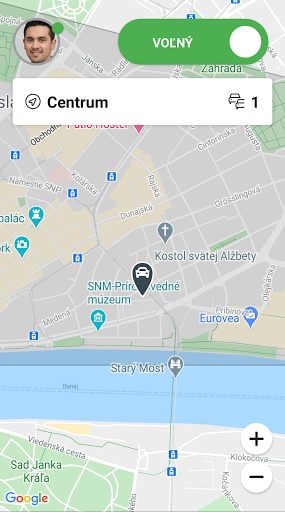 Android application TAXIKEY Driver screenshort