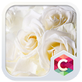 White Roses CLauncher Theme icon