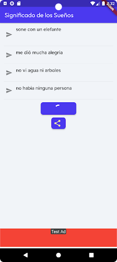 Android application El Significado de los sueños screenshort