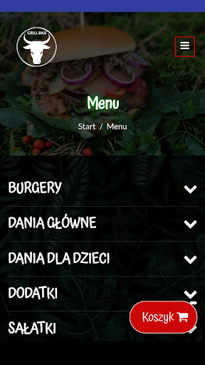 Android application Grill Bar screenshort