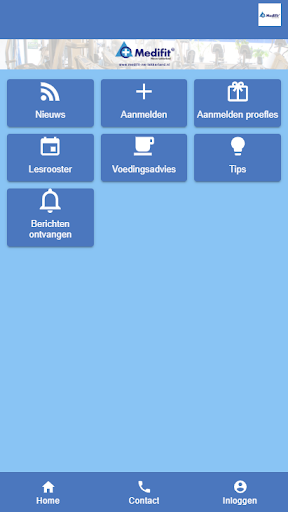 Android application MEDIFIT Nieuw Lekkerland App screenshort