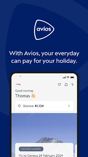 Android application Avios screenshort