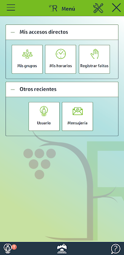 Android application RacimaProfe screenshort