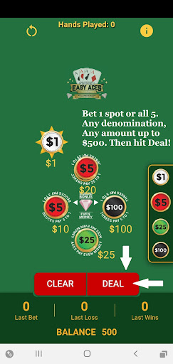 Super Easy Aces Screen 3