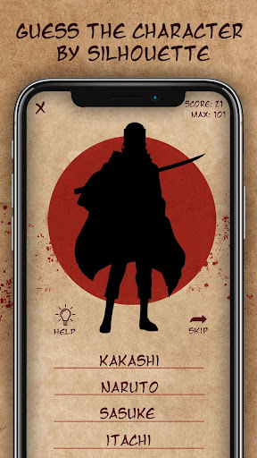 Naru Quiz. Anime Characters