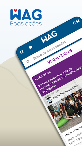 Android application WAG screenshort