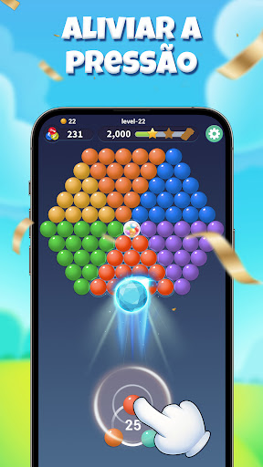 Bubble Shooter: Puzzle Game Captura de Tela do Jogo Android 3