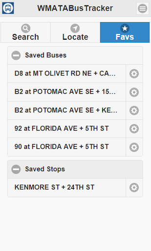 WMATA Bus Tracker