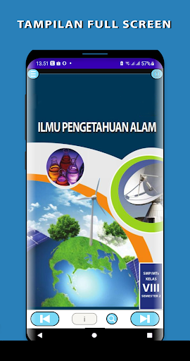 Android application IPA Kelas 8 Semester 2 2013 screenshort