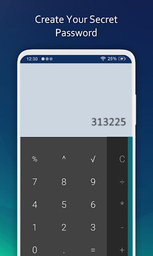 Android application Calculator Lock - Hide Photos screenshort