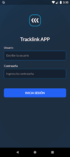 Android application Track App screenshort