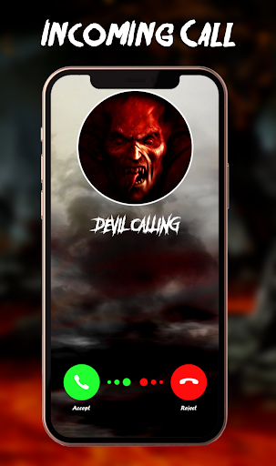 Devil Fake Call Video Prank Screen 3