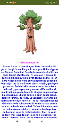 Android application Talking Tree (LASU, Nigeria) screenshort
