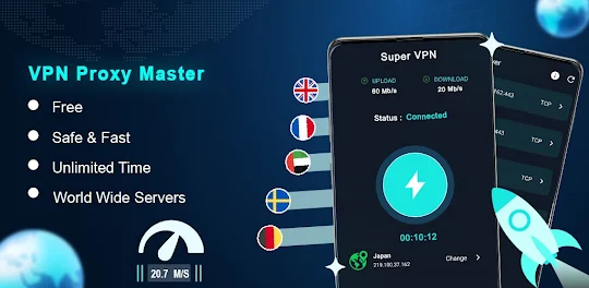 Secure VPN Proxy: Super VPN IP