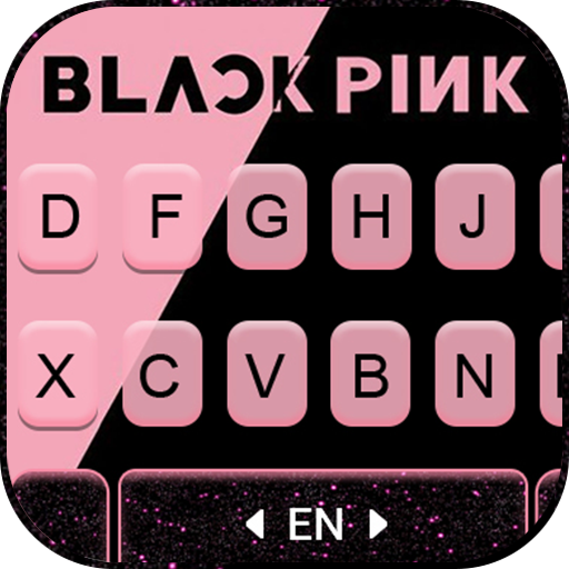 Black Pink Simple Keyboard Bac logo