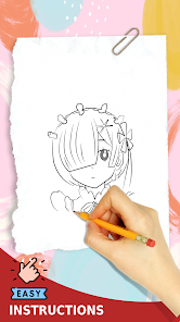 Screenshot 21 Draw : Anime & Manga Character android