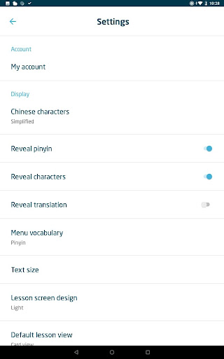 Screenshot of Immersive Chinese