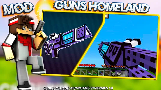 Guns Homeland: MCPE Mods